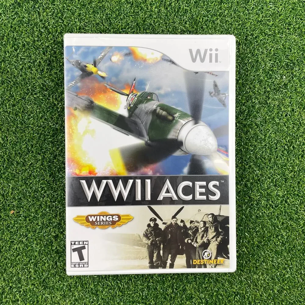 WWII Aces (Nintendo Wii, 2007) Complete CIB Tested